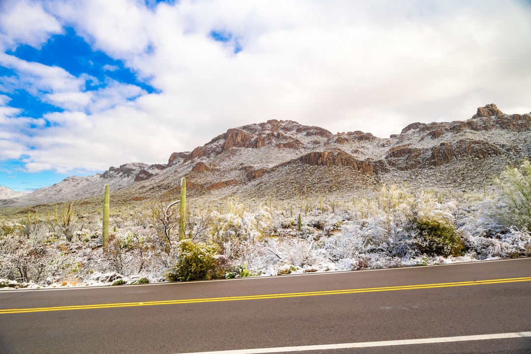 Photo Snowy mountains